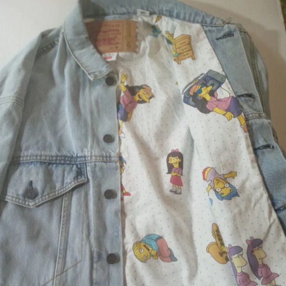 Levi's trucker jacket Collab with Simpsons - Picture 2 of 5